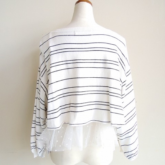 Snidel two pieces set Black stripe top - Picture 2 of 10